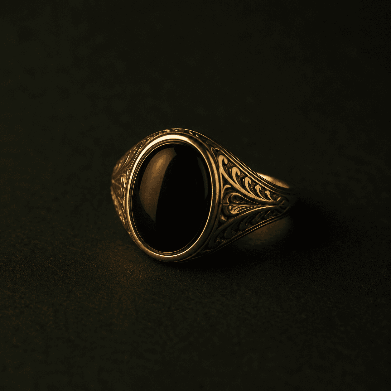 Gold ring catalogued for an online estate auction